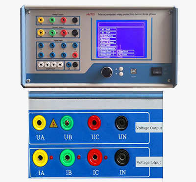 3 phase protection relay tester