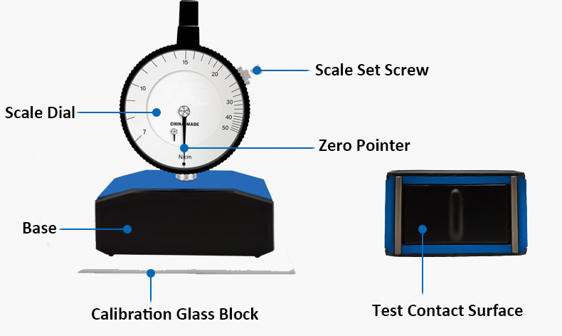 Screen tension meter detail