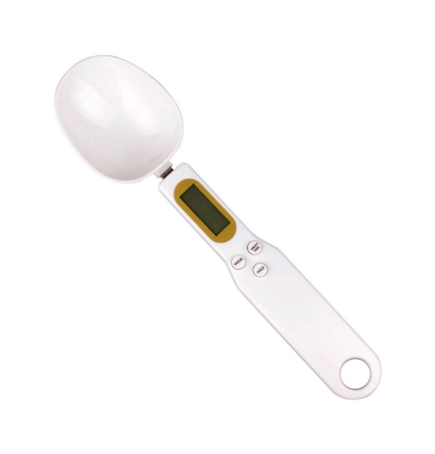 Electronic Measuring Spoons Digital Kitchen Spoon Scale, 500g/0.1g, Digital Display Accurate Detachable Measuring Cup with Tare for Kitchen and Lab