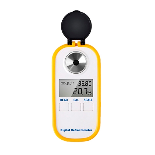 Digital Handheld Refractometer for Food Processing, 0~50% Brix Range