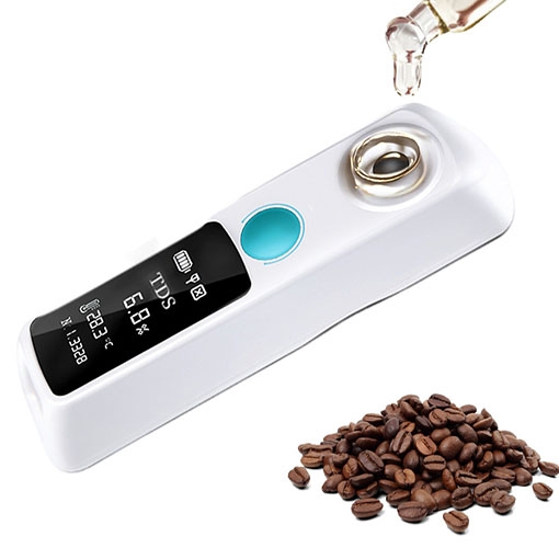 Digital Coffee Refractometer with Bluetooth, 0~26% Brix Range