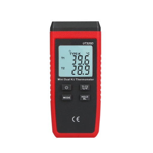 Dual Channel Contact Thermocouple Thermometer