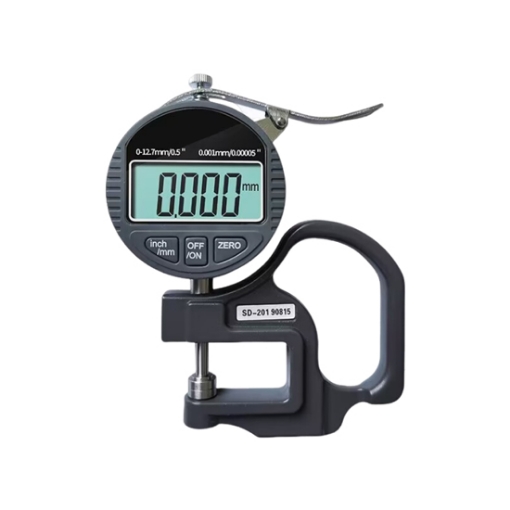 0-0.5 inch/0-12.7 mm, 0.001mm/0.00005'' Digital Thickness Meter