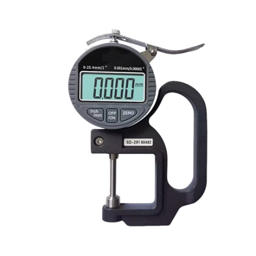 1 inch/0-25.4 mm, 0.001mm/0.00005'' Digital LCD Thickness Gauge