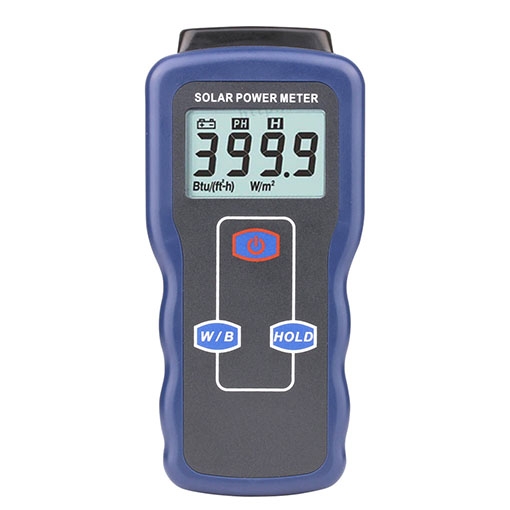 Digital Solar Power Meter, 0.1～1999.9 W/m²