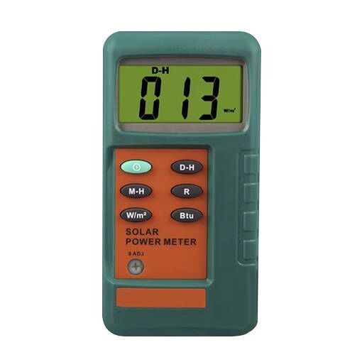 Digital Solar Panel Power Meter, 0~1999W/m²