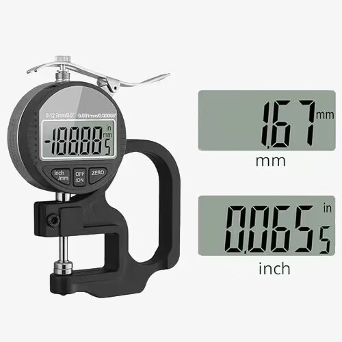 0-0.5inch/0-12.7mm digital thickness meter details