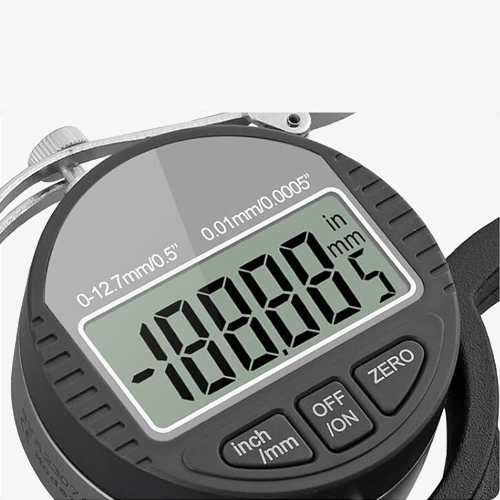 0-0.5inch/0-12.7mm digital thickness meter screen details