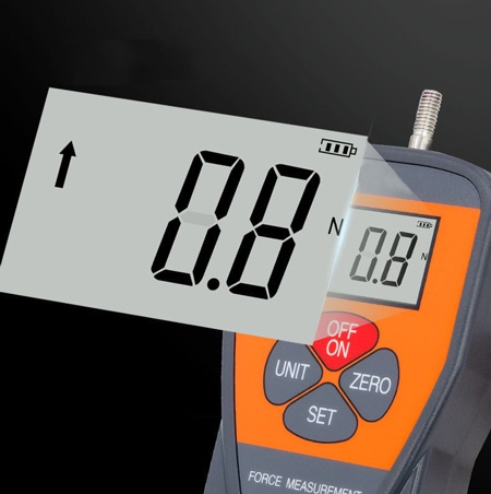 Digital force gauge detail