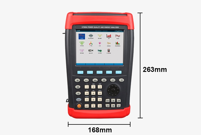 3 phase portable power quality analyzer dimension