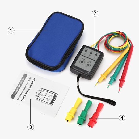 3 phase sequence tester package