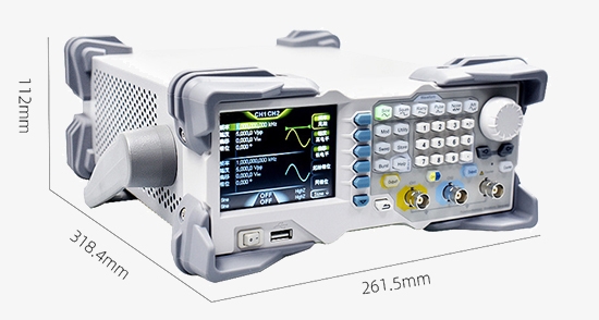 30 MHz arbitrary waveform generator size