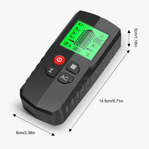 5 in 1 digtal stud sensor for wall size