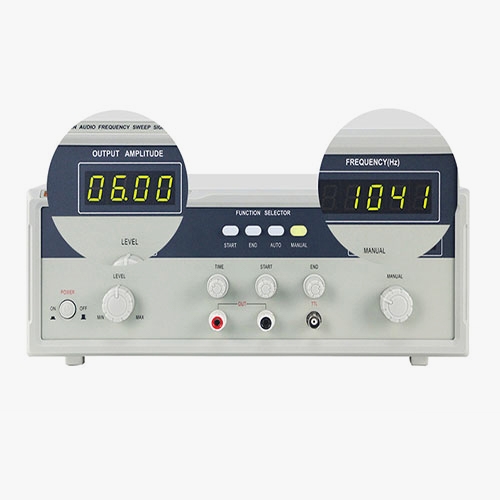 Audio function generator display