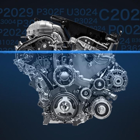 Automotive diagnostic coder reader detail