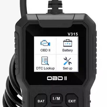 Automotive diagnostic coder reader detail