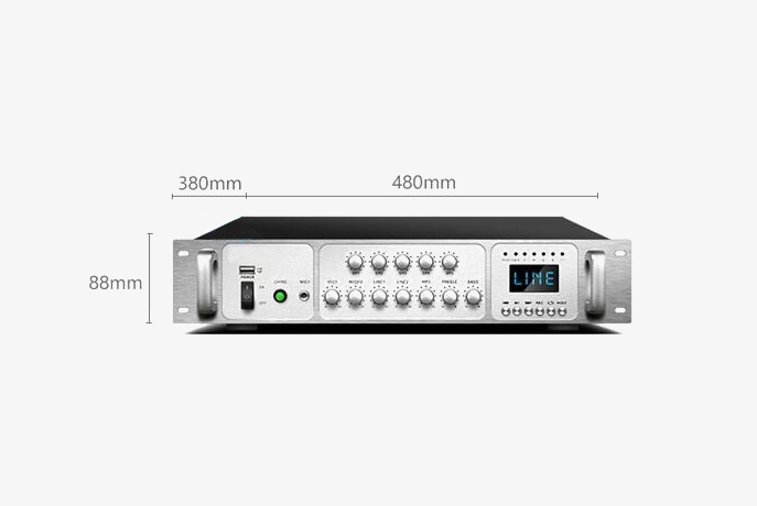 Bluetooth high power amplifier dimensions