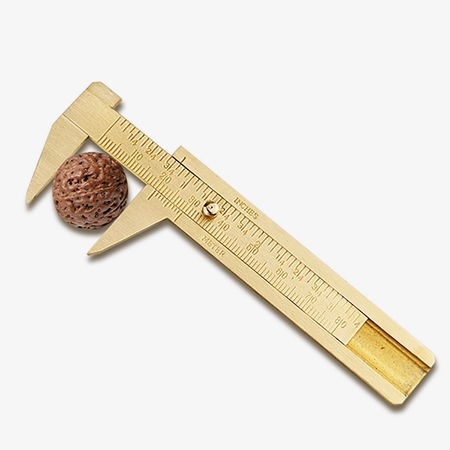 Brass vernier caliper using