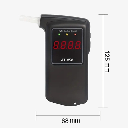 Breathalyzer for personal use dimension