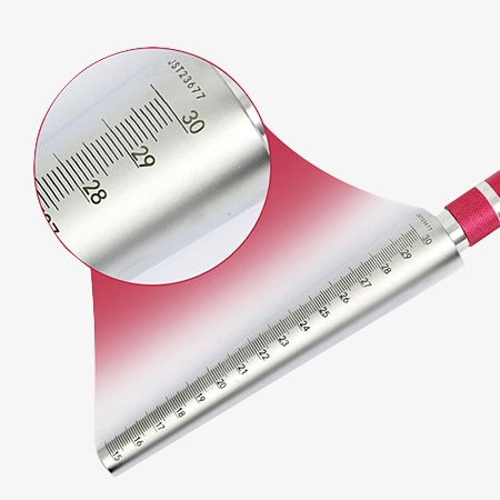 Conical feeler gauge detail