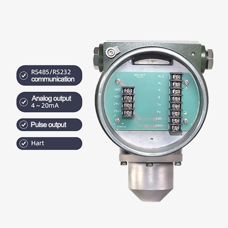 Coriolis mass flow meter detail