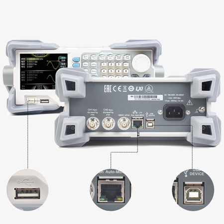 30 MHz arbitrary waveform generator detail