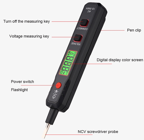 Contact AC voltage tester detail