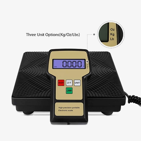 HVAC refrigerant scale detail