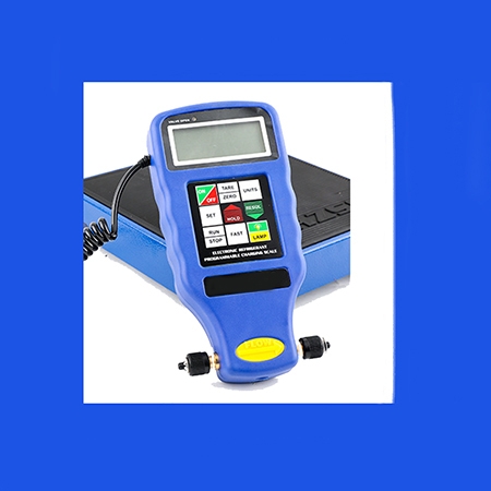 Refrigerant charging scale detail