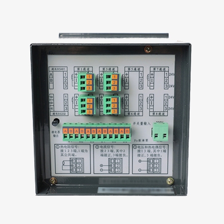 Temperature chart recorder detail