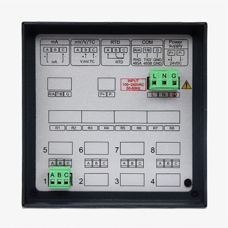 Paper chart recorder detail