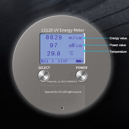 UV energy meter detail