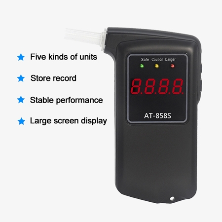 Digital breathalyzer for personal use