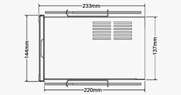 Digital chart recorder size