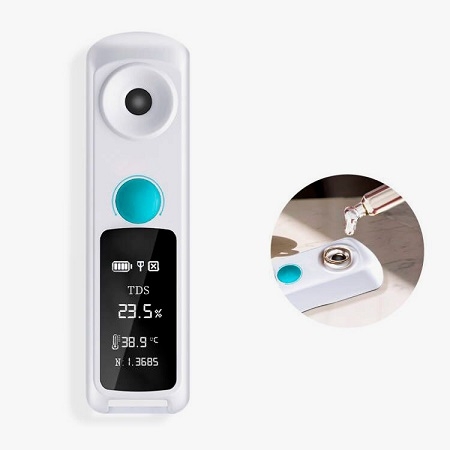 Digital coffee refractometer measurement