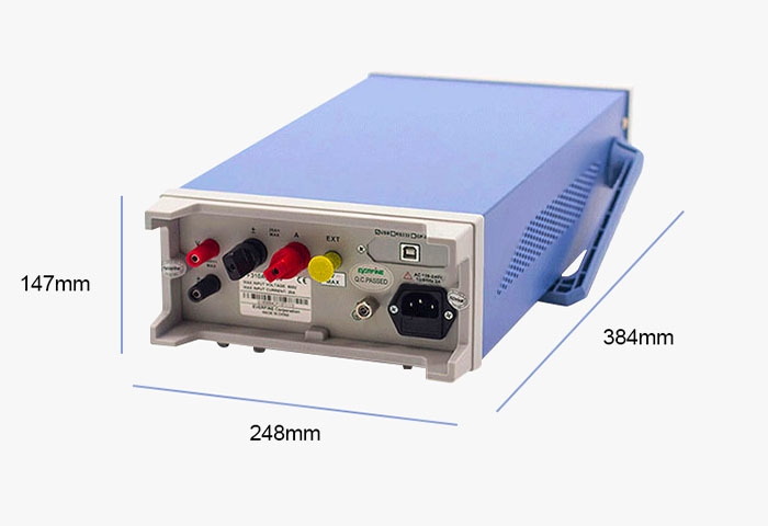 Digital power analyser meter size picture