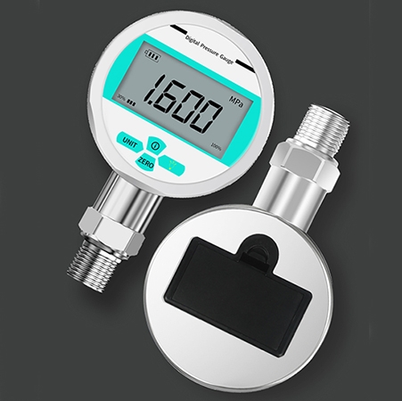 Digital pressure gauge detail