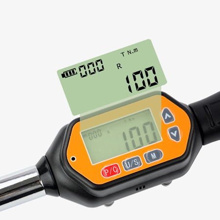 Digital torque wrench detail