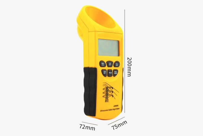 Digital ultrasonic cable length meter dimensions