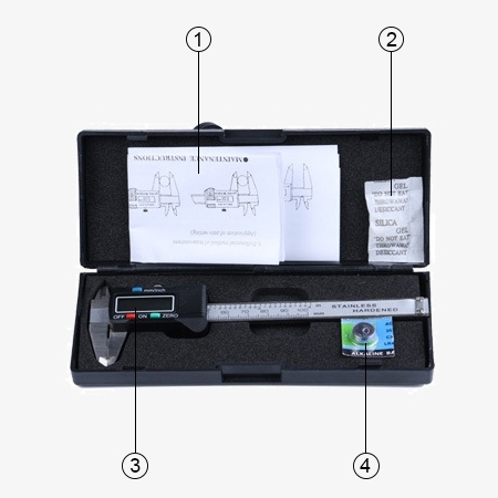 Digital vernier caliper pcakage