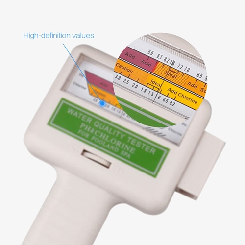 Digital water quality tester display details