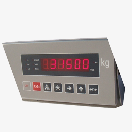 Digital weighing indicator detail