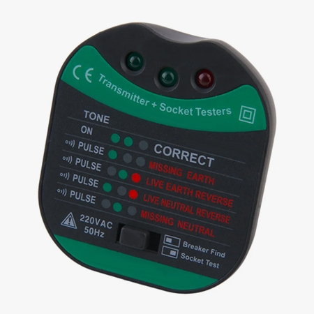 Electrical circuit breaker finder 220v plug