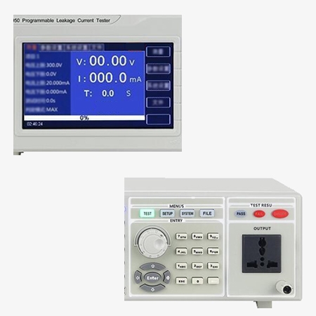 electrical leakage current tester display details