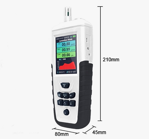 Electronic radiation detector size