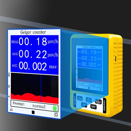 EMF radiation detector detail