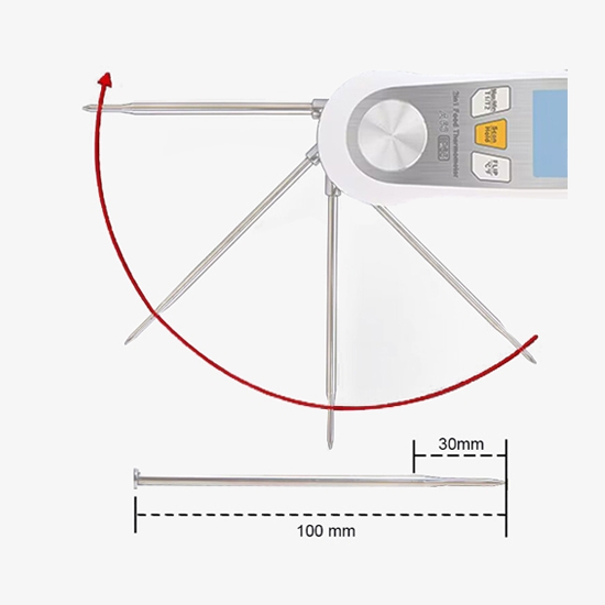 Food industrial infrared thermometer sensor details