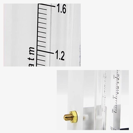 Glass tube rotameter details