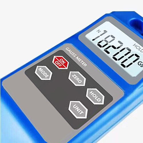 Handheld rechargeable digital magnetic field meter details