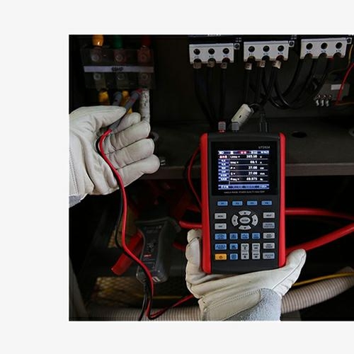 Handheld single phase power quality analyzer test details